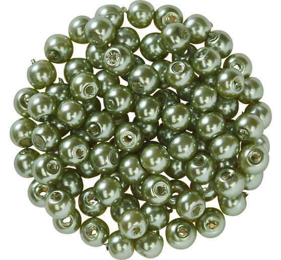 Glaswachsperlen, Ø 4 mm, 100 Stück