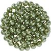 Glaswachsperlen, Ø 4 mm, 100 Stück Dunkelgrün