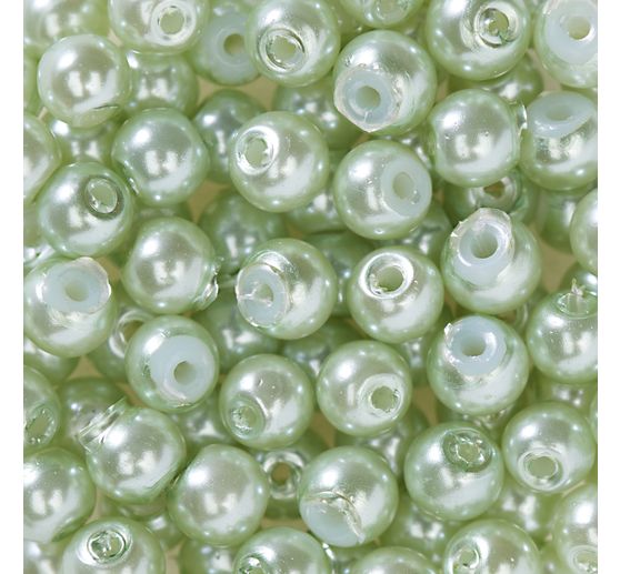 Glaswachsperlen, Ø 4 mm, 100 Stück