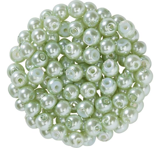 Glaswachsperlen, Ø 4 mm, 100 Stück