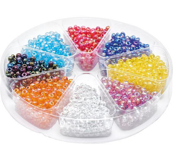 Perlensortiment Rocailles Rainbow