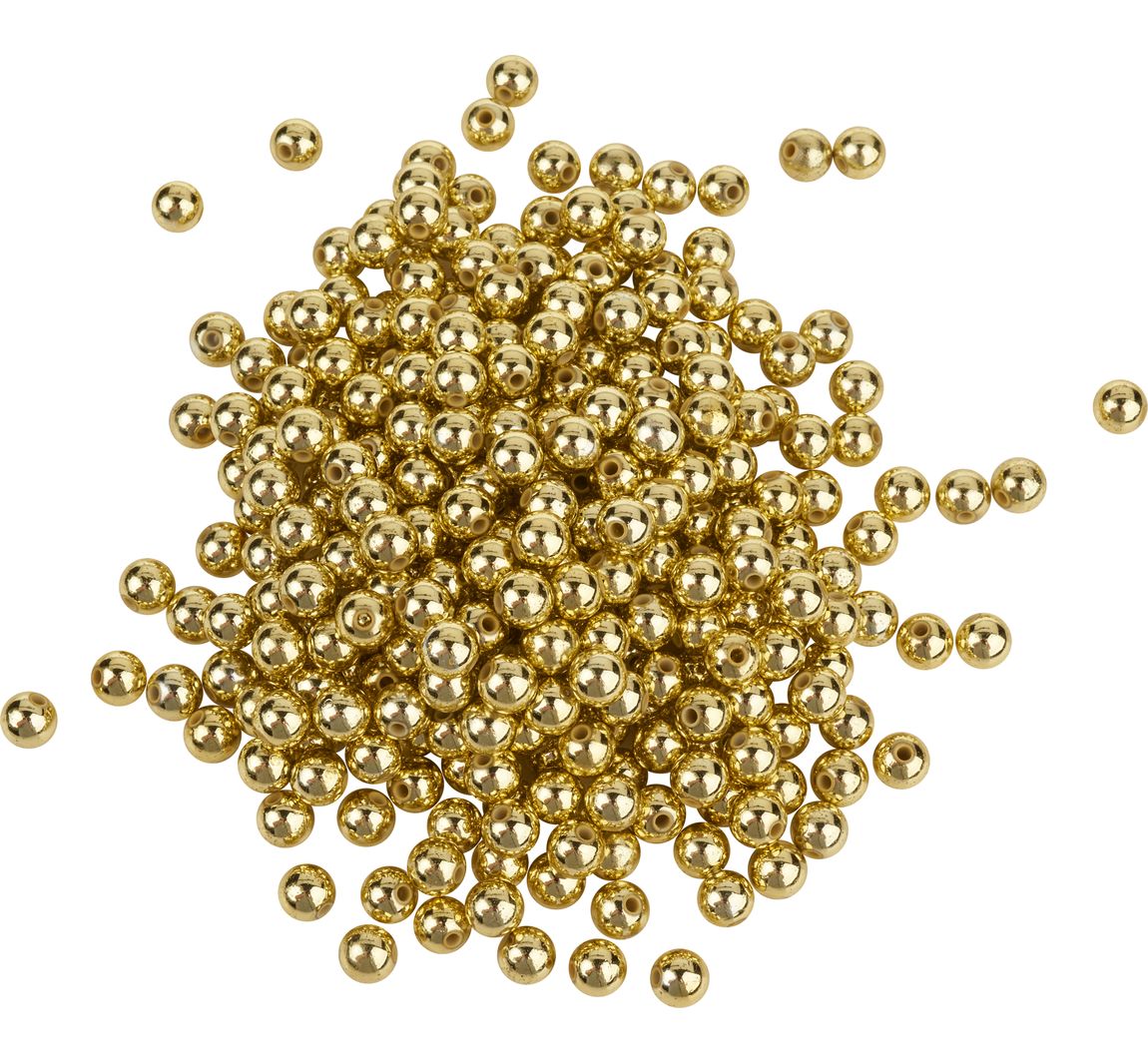 VBS Wachsperlen, Ø 8 mm, 320 Stück - Gold