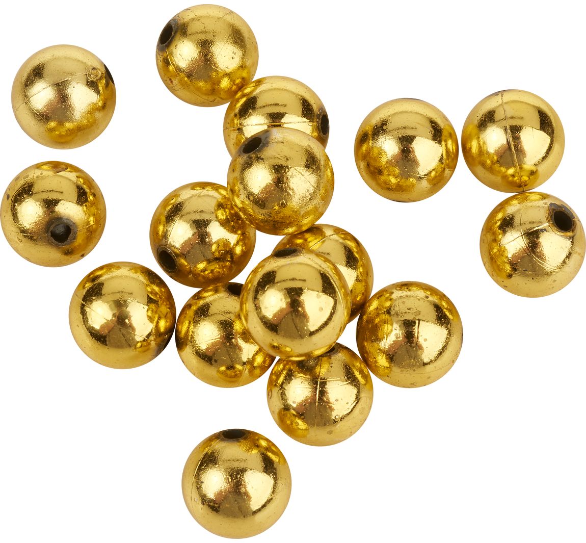 VBS Wachsperlen, Ø 12 mm, 16 Stück - Gold