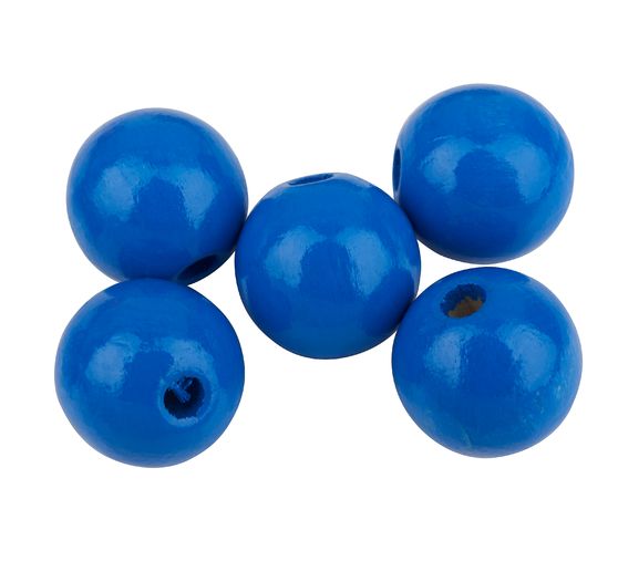 Holzperlen, Ø 12 mm, 30 Stück
