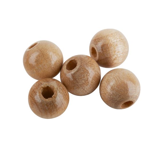 Holzperlen, Ø 8 mm, 85 Stück