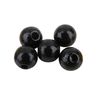 Holzperlen, Ø 8 mm, 85 Stück Schwarz