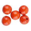 Holzperlen, Ø 10 mm, ca. 50 Stück Orange