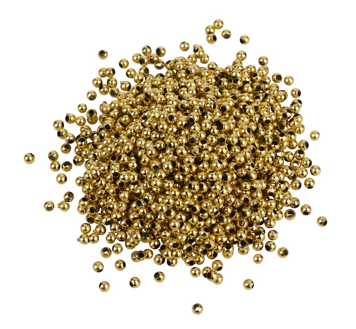 VBS Wachsperlen, Ø 3 mm, 1.250 Stück - Gold