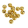 Wachsperlen, 12mm, 16 Stück Gold