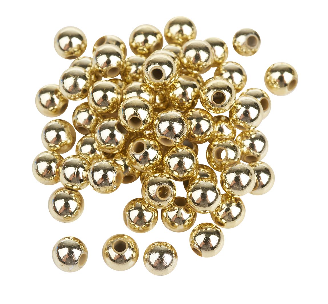 VBS Wachsperlen, Ø 6 mm, 60 Stk. - Gold