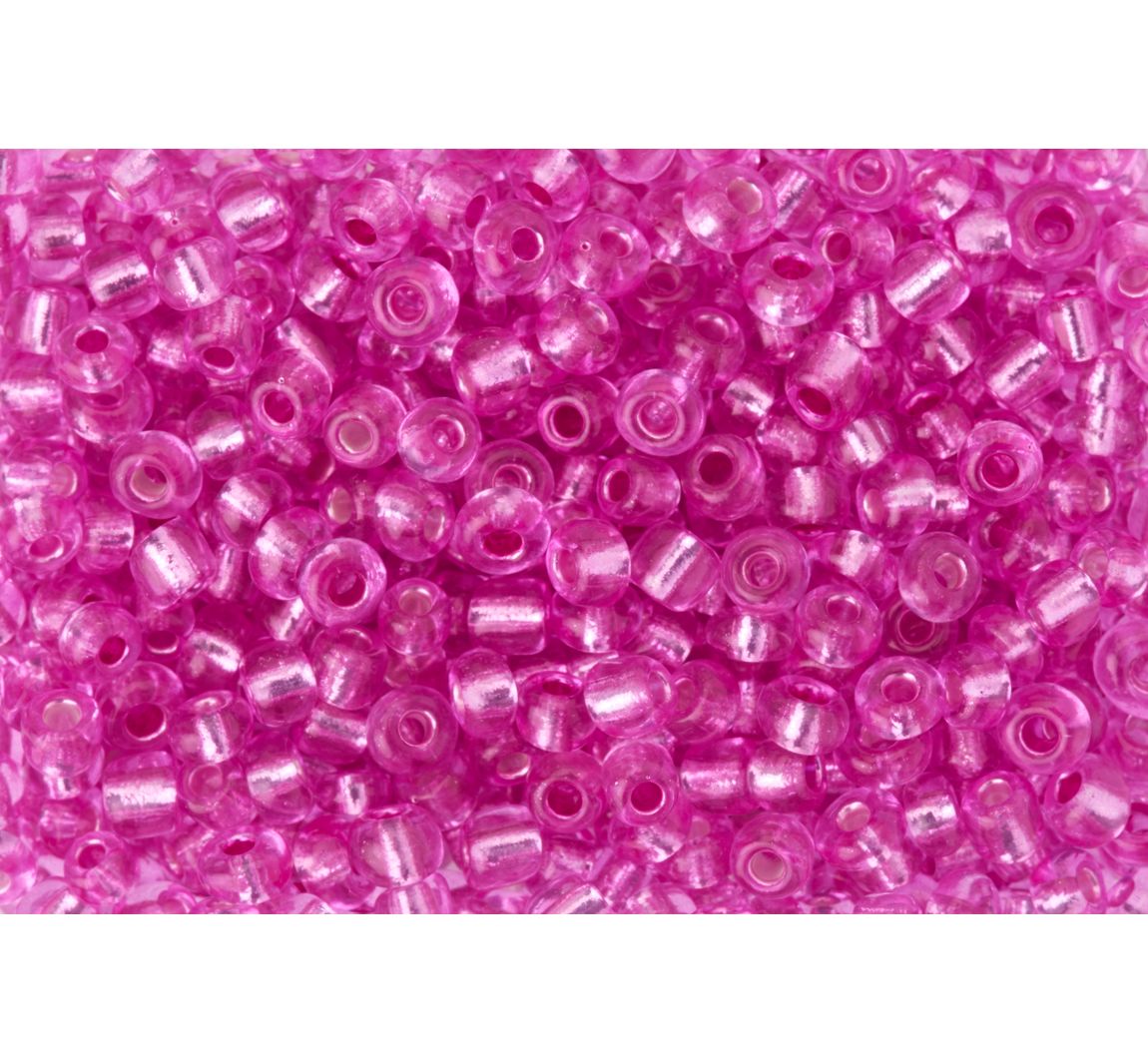 Rocailles "Silverline" - Pink