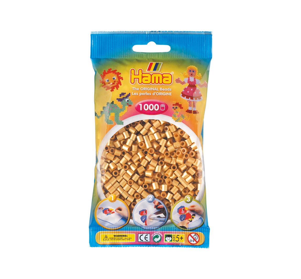 Hama Perlen - Gold
