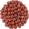 Glaswachsperlen, Ø 4 mm, 100 Stück Dunkelorange
