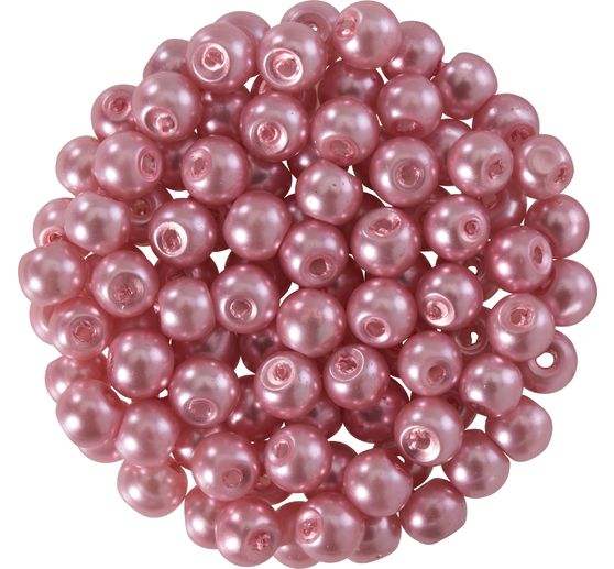 Glaswachsperlen, Ø 4 mm, 100 Stück