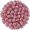 Glaswachsperlen, Ø 4 mm, 100 Stück Rosa