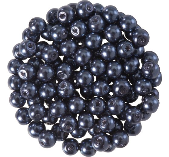 Glaswachsperlen, Ø 4 mm, 100 Stück