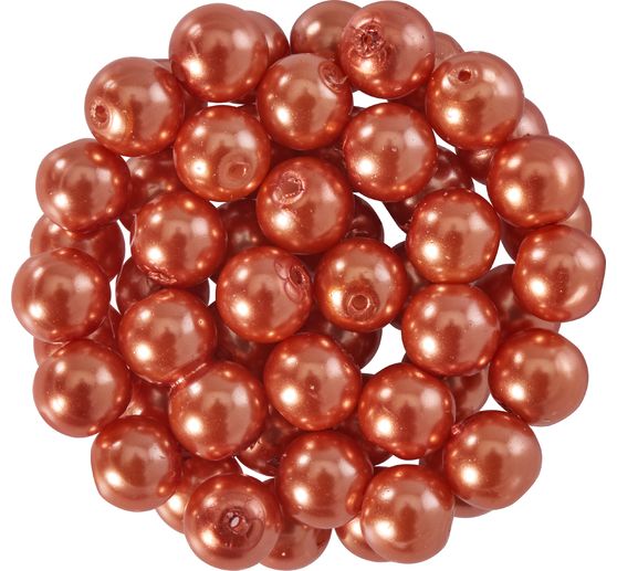 Glaswachsperlen, Ø 6 mm, 55 Stück