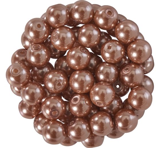 Glaswachsperlen, Ø 6 mm, 55 Stück