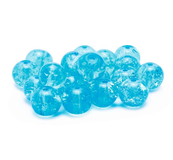 Glitzerperlen, Ø 8 mm, 20 Stück