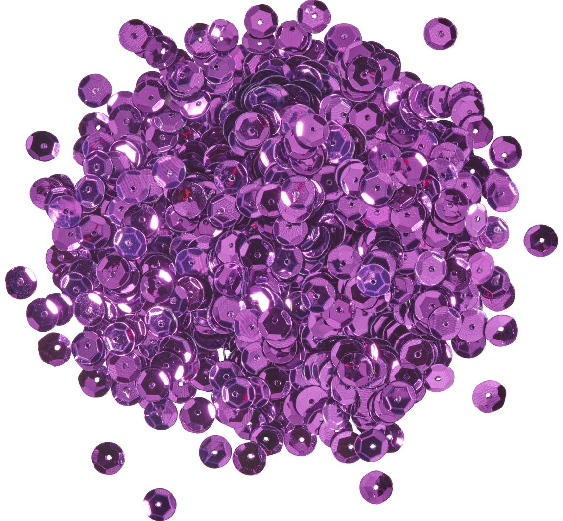 Pailletten gewölbt, Metallic - Purple-Metallic