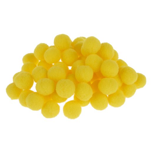 Pompons VBS, 15 mm, 60 pièces