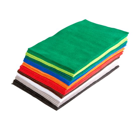 VBS Craft felt "Megapack", 50 pieces, assorted colors