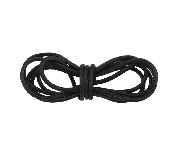 Lederband rund, Ø 1 mm