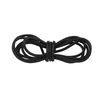 Lederband rund, Ø 1 mm Schwarz