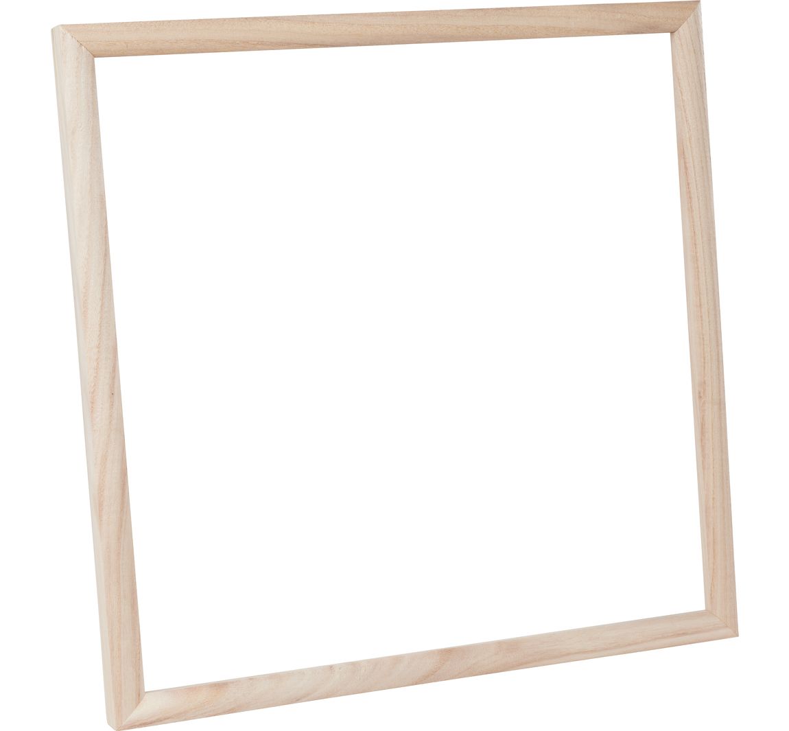 VBS Holzbilderrahmen für Keilrahmen - 40 x 40 cm
