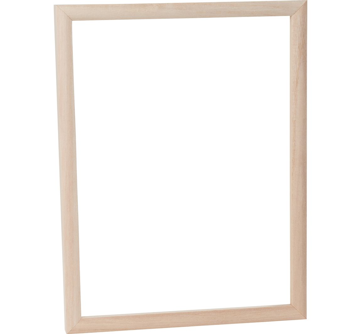 VBS Holzbilderrahmen für Keilrahmen - 30 x 40 cm