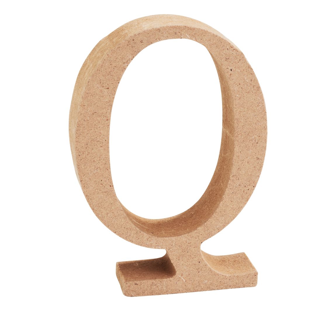 VBS MDF Buchstaben - Buchstabe "Q"