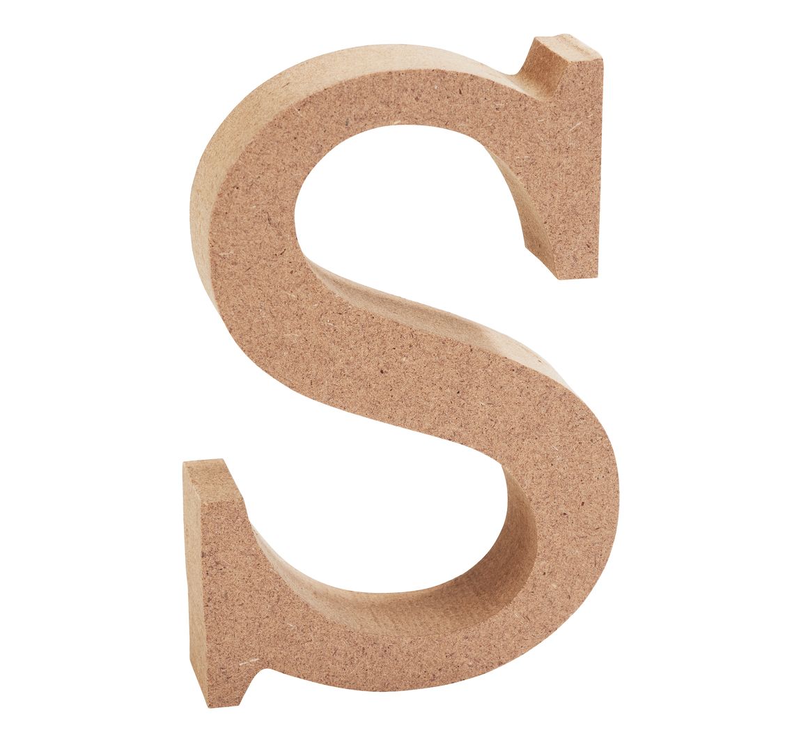 VBS MDF Buchstaben - Buchstabe "S"