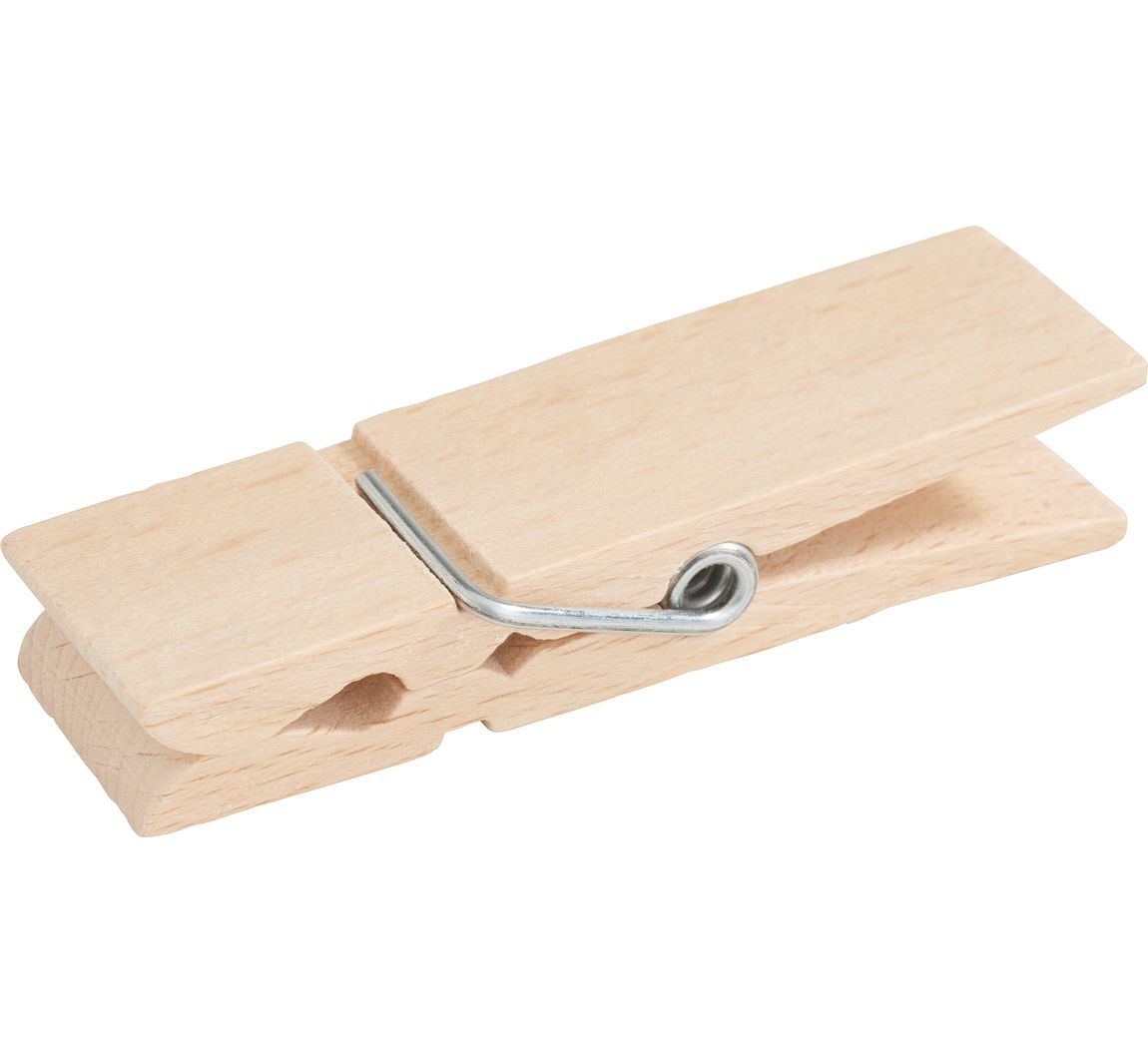 Holz-Klammer, Breit