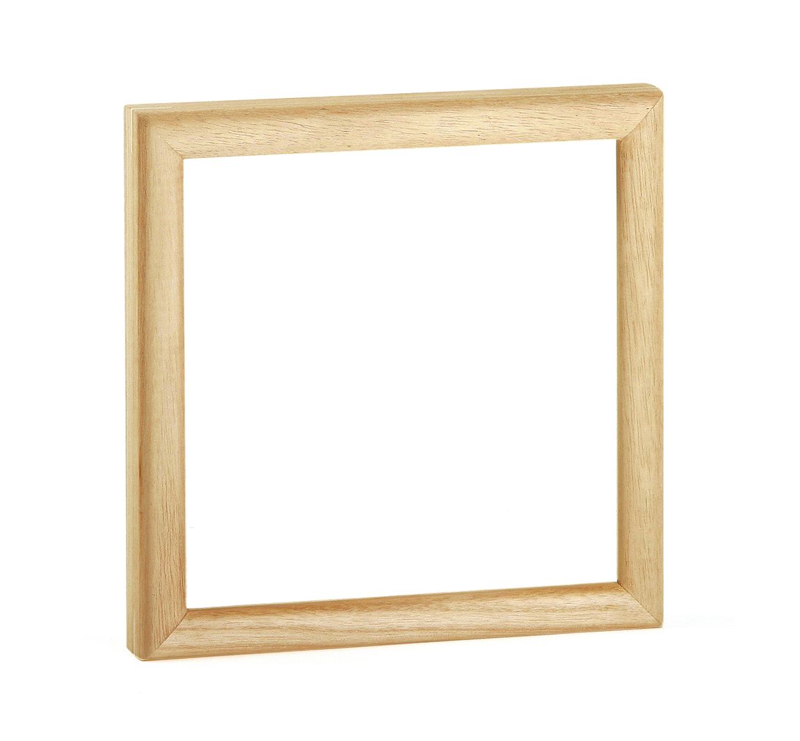 VBS Holzbilderrahmen für Keilrahmen - 20 x 20 cm