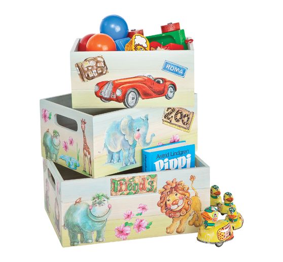 VBS Holzkiste, 3er-Set