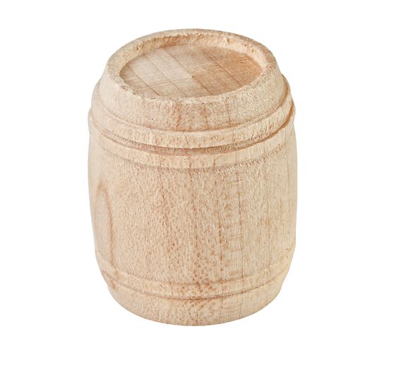 Wooden barrel with 4 rings