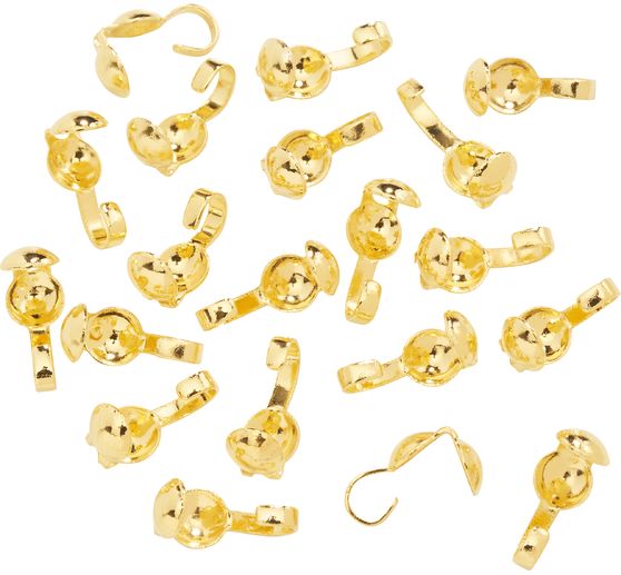 Quetschkalotten, goldfarben