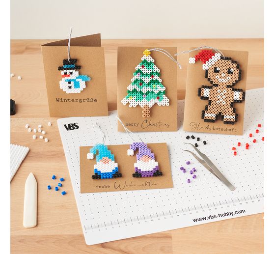 Hama-Perlen "Starter-Set" mit 2 Stiftplatten