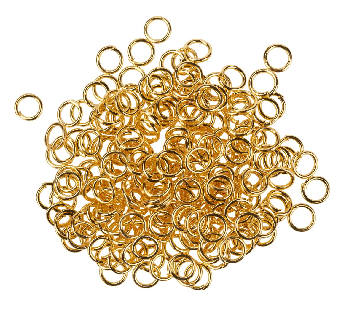 VBS Ringel, Ø 5 mm, 150 Stück - Goldfarben