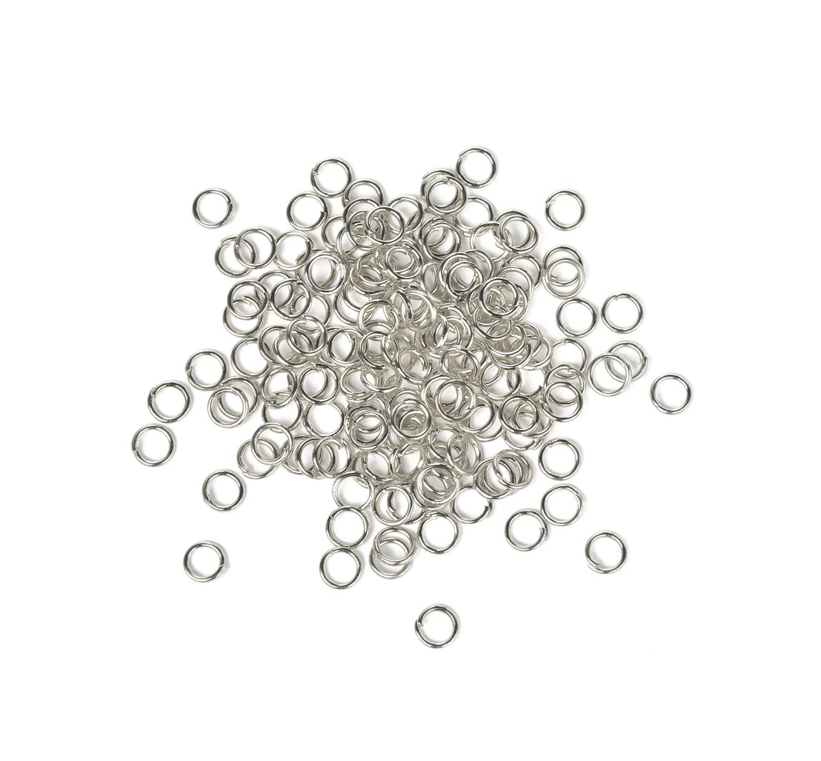 VBS Ringel, Ø 5 mm, 150 Stück - Silberfarben