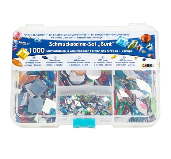 KREUL Schmucksteine-Set "Bunt"
