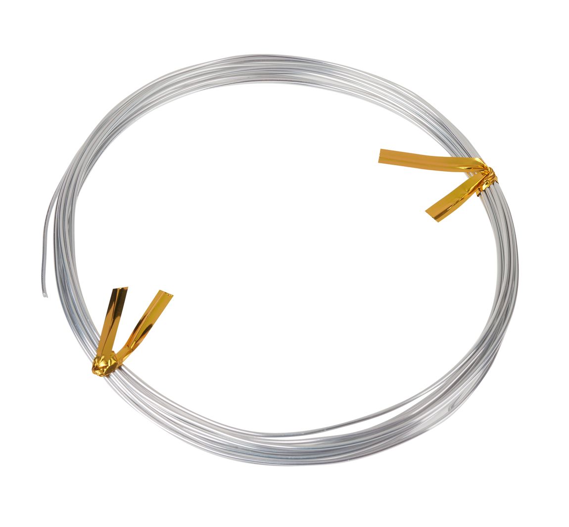 VBS Alu-Draht "Silberfarben", 3 m - 1 mm