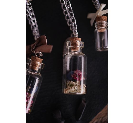 Anhänger Glasflasche