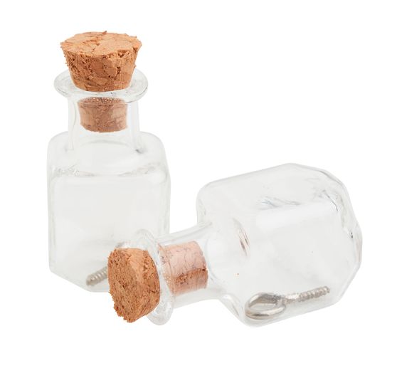 Anhänger Glasflasche