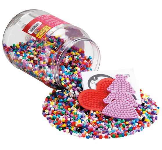 Hama-Perlen "Starter-Set" mit 2 Stiftplatten