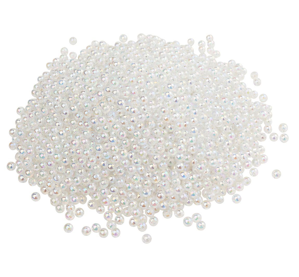 VBS Perlen "Klar-Irisierend", 250 g - Ø 5 mm