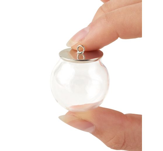 Anhänger "Glaskugel", 2-teilig
