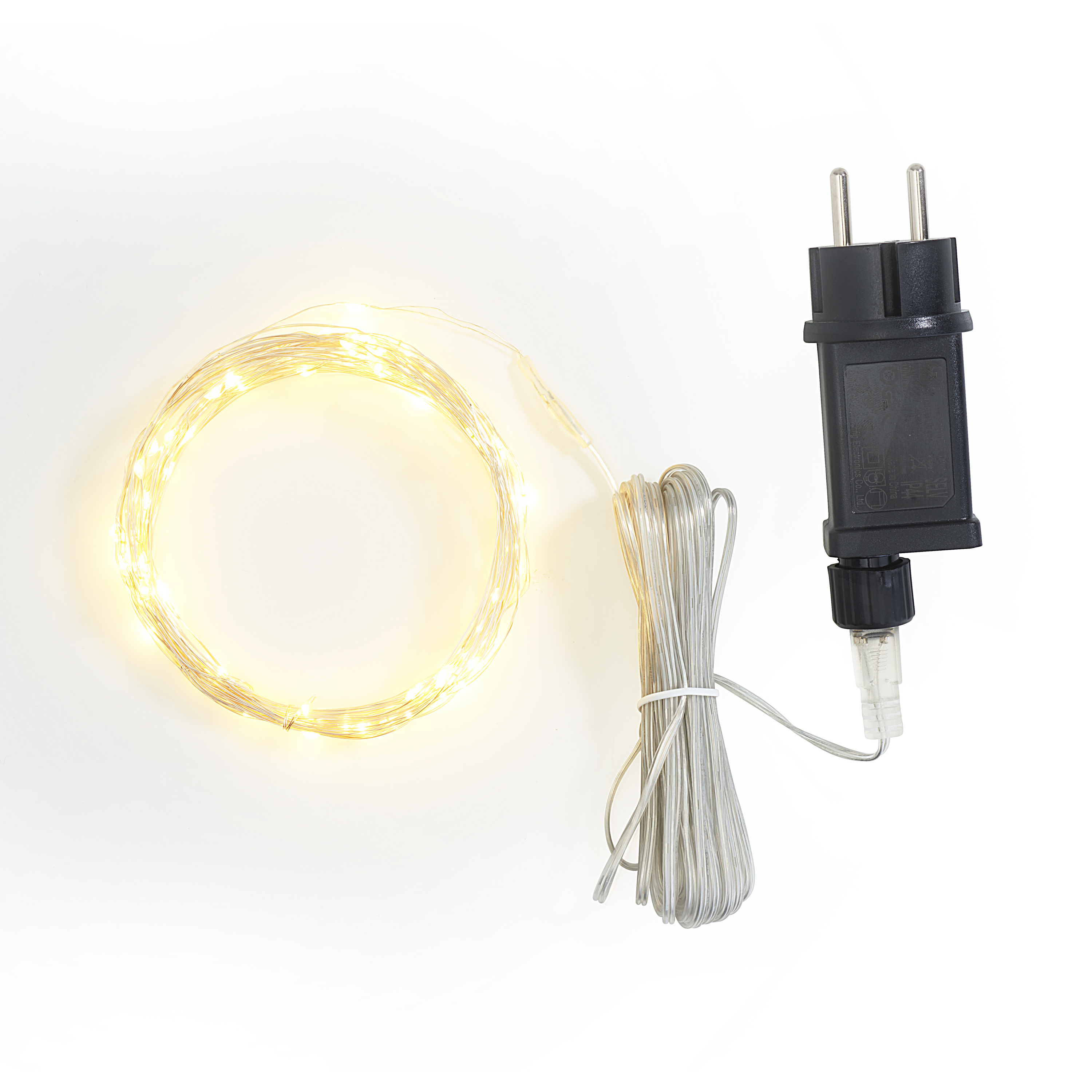Micro-LED-Lichterkette mit Trafo 
