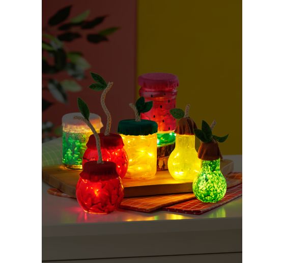 VBS Micro-LED-Lichterkette, mit Timer, 10 LEDs