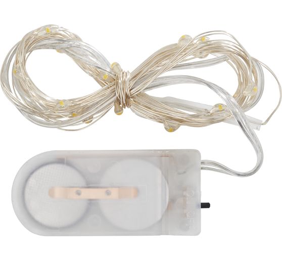 VBS Micro-LED-Lichterkette, batteriebetrieben, 20 LEDs